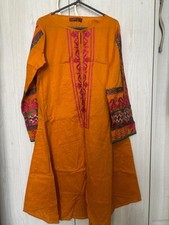 Khaadi Lawn Embroidered Kurti Asian Pakistani Indian Colourful Long Frok Style 