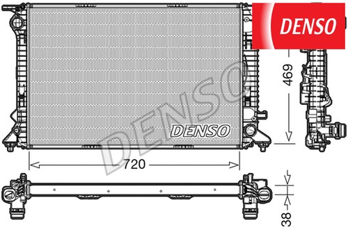Coolant radiator drm02024 - radiator,
