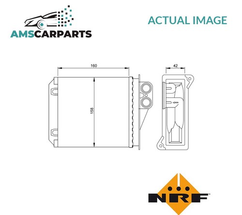 Heater radiator exchanger - exchanger, lhd
