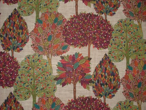 Linen blend curtain fabric - linen,