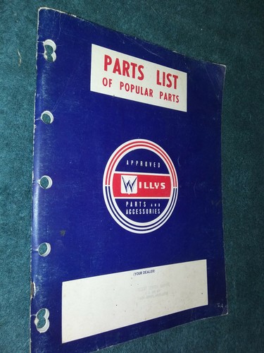 1947 1961 willys - willys, parts