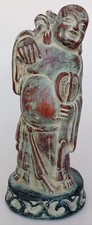 Chalkware Budda Statue Holding