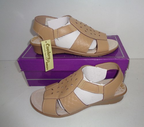Ladies leather sandals new - leather,