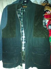 vintage sherwood forest wax hunting walking hiking 3/4 gilet jacket