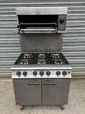 Natural Gas 6 Burner Gas Oven Range  And Falcon Salamander Gas Grill/commercial