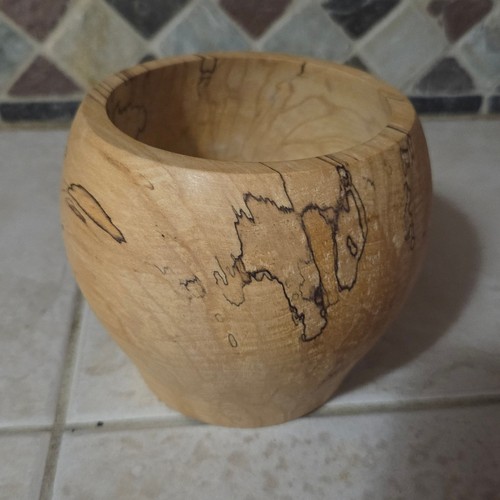 Beautiful spalted beech - , bowl