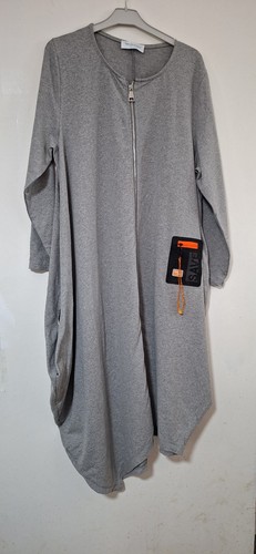 Wodemaya grey lagenlook dress - grey,