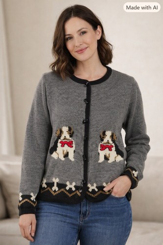 Vintage tally dog - vintage, tally-ho