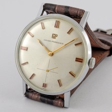 MINT VINTAGE GIRARD PERREGAUX NICE ORIGINAL DIAL MANUAL WIND GENTS DRESS WATCH