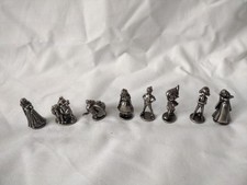 Monopoly SET OF 8 METAL DISNEY
