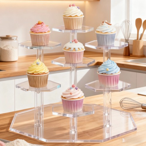Acrylic display stand tier - acrylic,