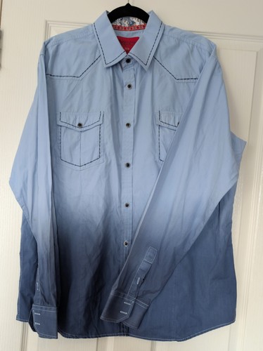 Patroncito ombré blue western - blue,