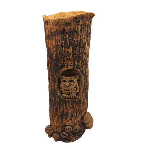 Vtg owl vase studio - owl,