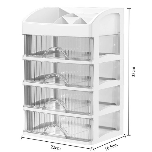 Portable clear makeup case - portable,