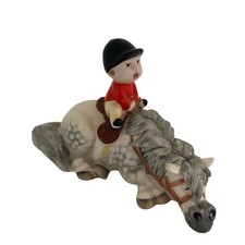 Vintage Beswick Kick Start Figurine Norman Thelwell Ponies 1982 Horse Figurine