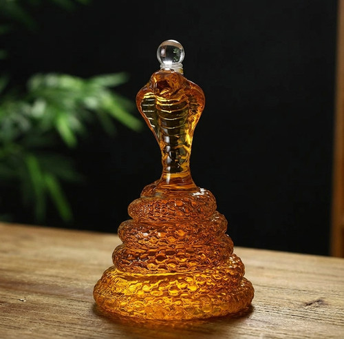 Snake shaped whisky - whisky, bottle