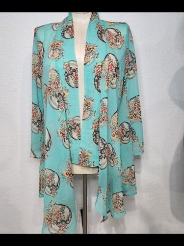 36point5 turquoise skull print - turquoise,