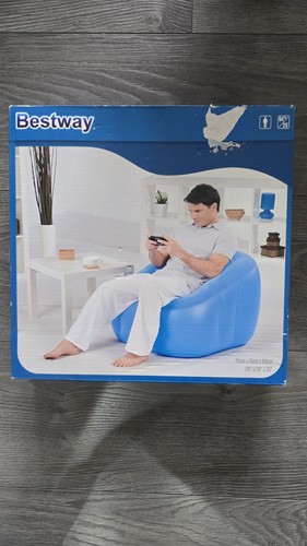 Bestway inflatable chair blue - bestway,