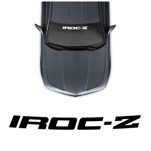 Iroc windshield decals - decals, for