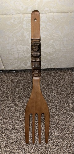 Oversize hand carved tiki - hand,