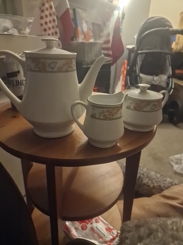 Vintage eggshell porcelain tea