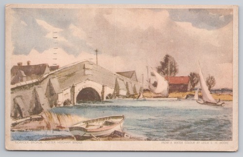 Postcard potter heigham bridge - heigham,
