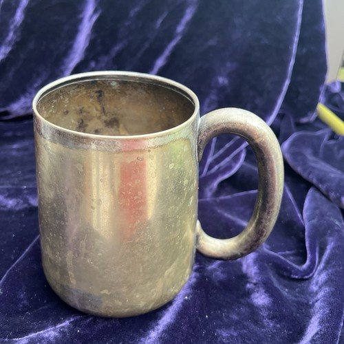 Brass silver plated beer - silver,
