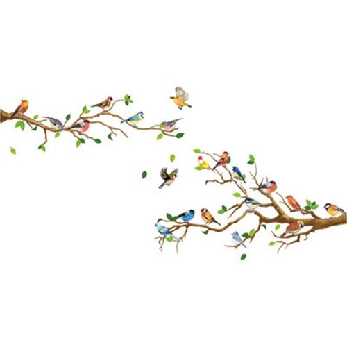 Bird tree branch - bird, art