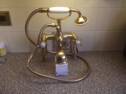 Gold bath shower - gold,