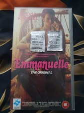 Emmanuelle The Original VHS Video Sylvia Kristel Erotic adult tape