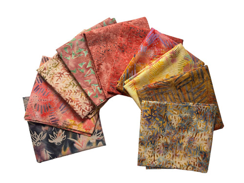 Batik autumnal colours pack - colours,,