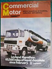 Commercial Motor Magazine November 4 1974, Leyland, Scania, Foden Army Trucks