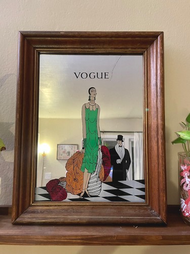 Vintage vogue mirror 1925 - vogue,