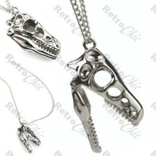 DINOSAUR SKULL pendant LONG
