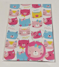 2 SHEETS GIFT WRAP & 2 ROUND