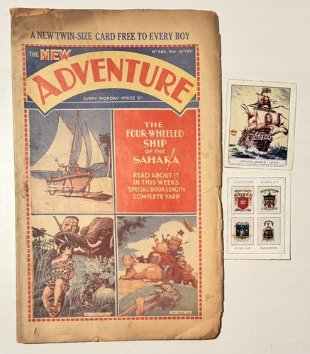 Adventure story paper comic - adventure, &