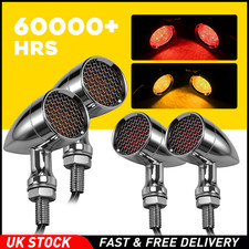 4x Motorcycle Turn Signals LED