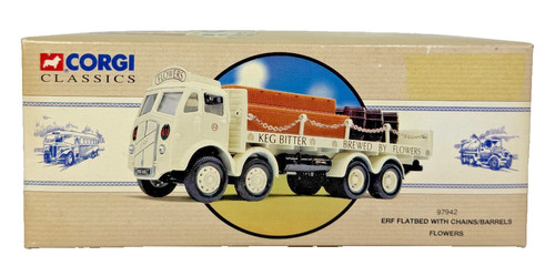 Corgi erf flatbed lorry - 1/50,