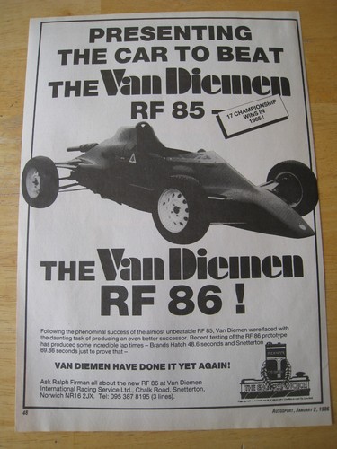 Van diemen 86 - rf, the