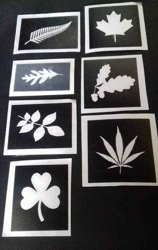 Leaf stencils for - x,