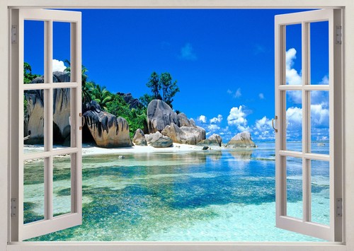 Nature beach mountains - mountains, water