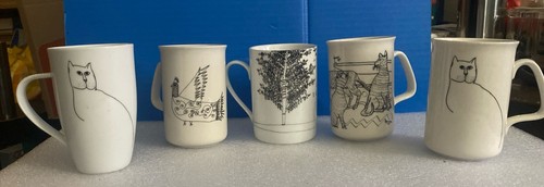 Lot ceramic cups - of, 5