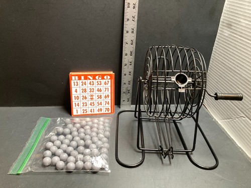 Bingo game balls cage - game, &