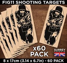 FIG 11 SHOOTING TARGETS Air Rifle Pistol Gun BB Figure 11 Airsoft Army 60 Pack