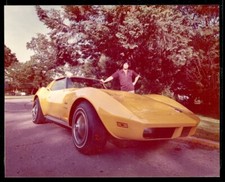 Vintage Photo 8x10 VINTAGE CORVETTE STINGRAY 1973