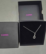 Genuine diamond & silver chain