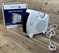PLUMBRIGHT 2KW ELECTRIC FAN HEATER  VERTICAL& HORIZONTAL USE