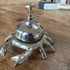 Chrome Crab Shaped Hotel Reception Bell