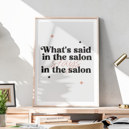 Hair salon wall art beauty - hair,
