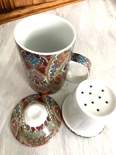 Mug paisley loose - mug,, tea